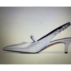 Silver Sling backs - NEW - Franco Sarto